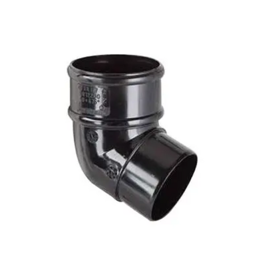 68mm x 112.5° Offset Bend - Polypipe (Black) - RR127B
