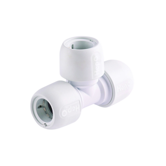 Wavin Hep2O Equal Tee (White) 22mm - HD10/22W