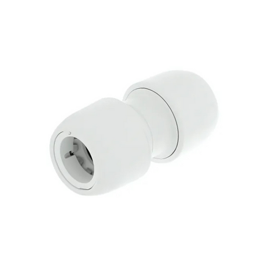 Wavin Hep2O Straight Connector (White) 15mm - HD1/15WH