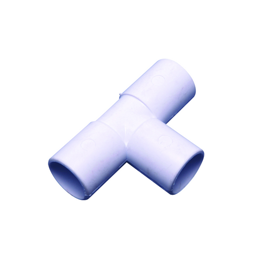 Wavin Osma Solvent Weld Overflow Tee 90 Degree (White) 21.5mm - 1E190W