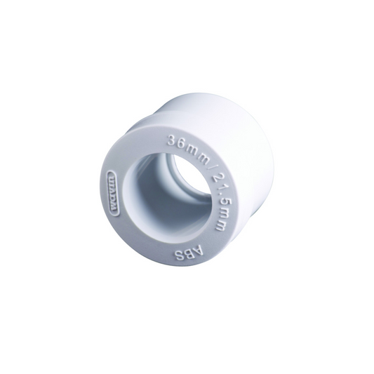 Wavin Osma Solvent Weld Overflow Reducer (White) 32 x 21.5mm - 1E344W