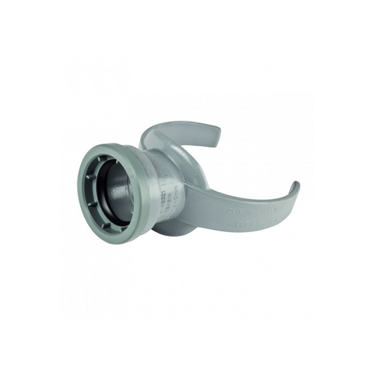 40 x 110mm Wavin Osma Soil Clip Boss (Grey) - 4S321G