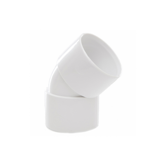 Polypipe Waste Obtuse Bend 45° (White) 32mm - WS17W
