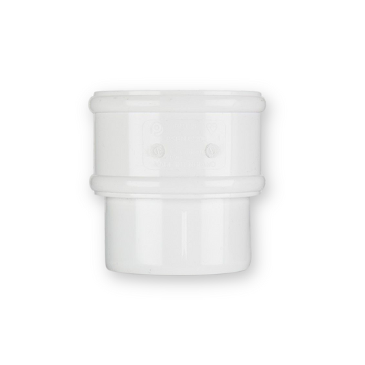 Polypipe Downpipe Connector (White) 68mm - RR125W