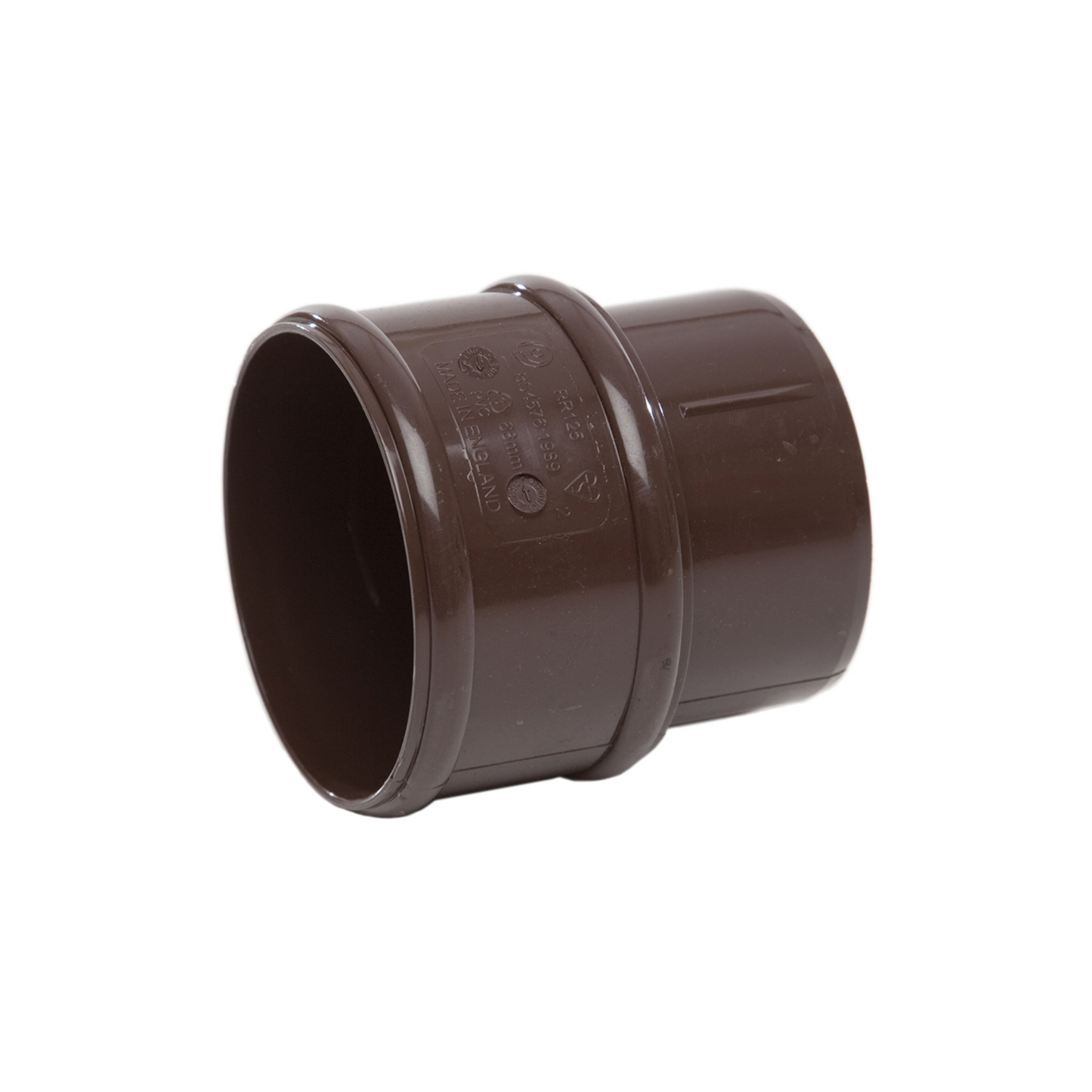 Polypipe Downpipe Connector (Brown) 68mm - RR125BR