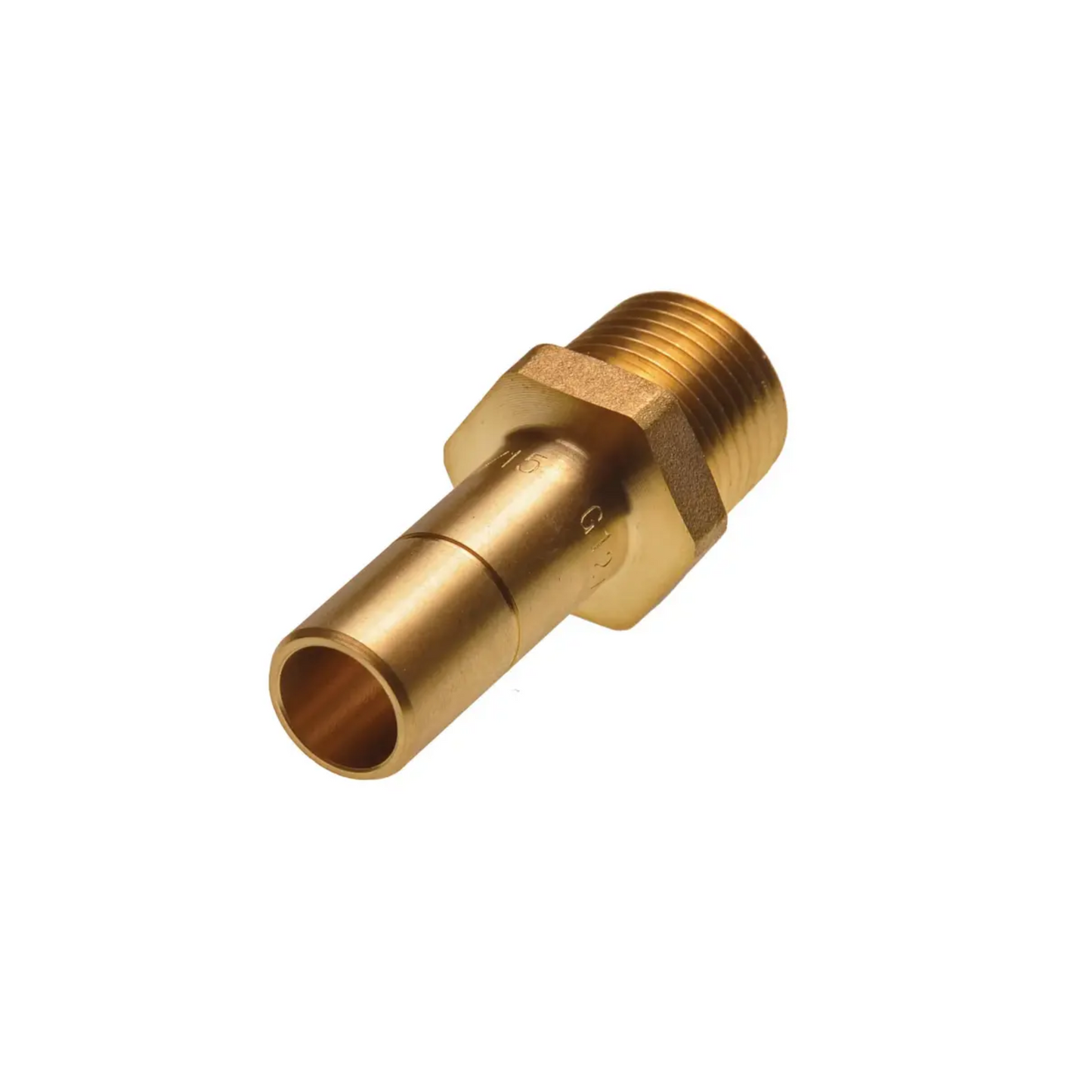 Wavin Hep2O Male Iron Spigot Adaptor (Bronze) 15mm x 1/2" - HX31/15W