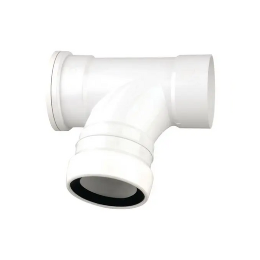 Wavin OsmaSoil Right Hand Multi-Boss Soil Manifold (White) 110mm x 23° - 4S614W