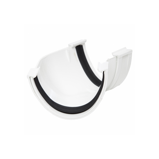 Polyflow 117mm x 135° Angle Deep Capacity Gutter - Polypipe (White) - RD504W