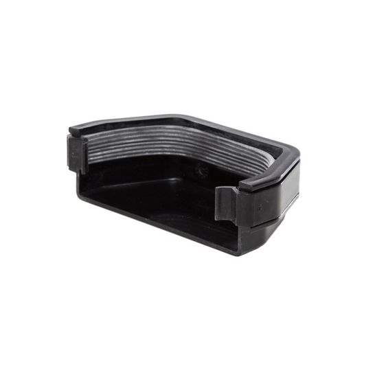 Polypipe External Stop End (Black) 112mm - RS207B