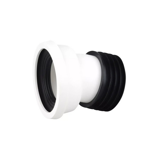 Wavin Osma Easy-Fit Offset Pan Connector (White) 4" - WC144W