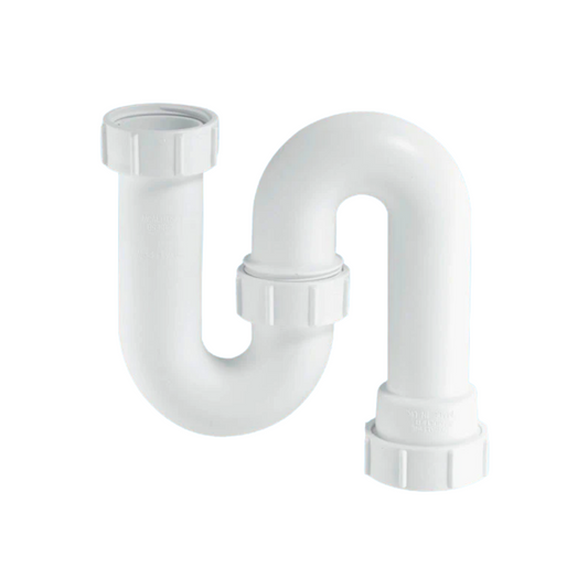 Wavin Osma Waste Tubular S-Trap (White) 76mm x 1.1/2" - 5V803W