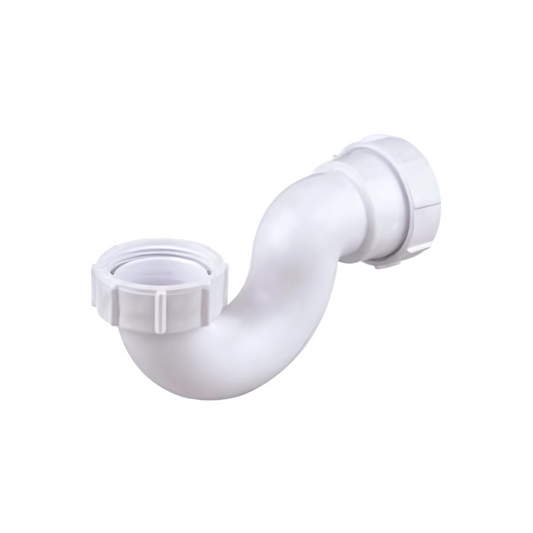 Wavin Osma Waste Bath Trap Shallow (White) 40mm - 5V806W