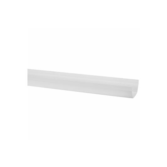 112mm x 2M Square Gutter - Polypipe (White) - RS200W