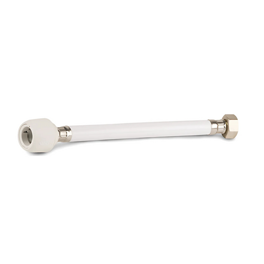 Wavin Hep2O Flexi Tap Connector (White) 22mm × 500mm - HDW225B/22W