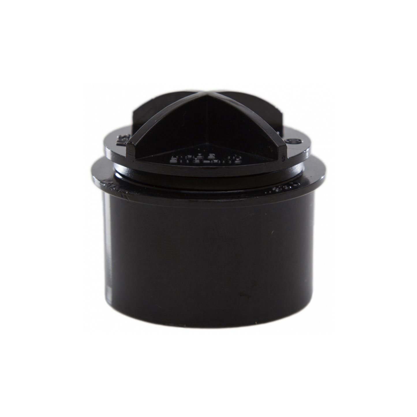 Polypipe Waste Solvent Weld Abs Screwed Access Plug (Black) 40mm - WS30B