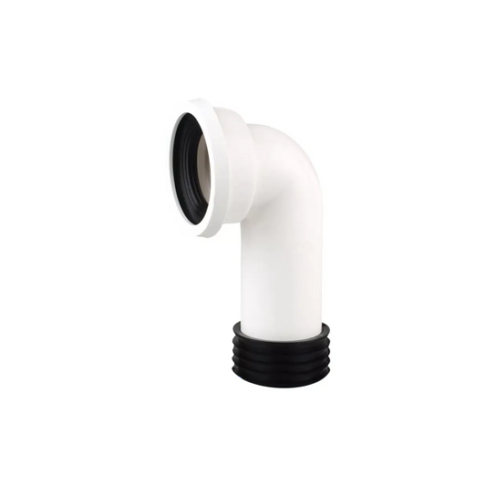 Wavin Osma Easy-Fit Bend Pan Connector (White) 4" 90° - WC904W