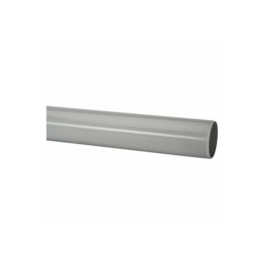 68mm x 2.5M Round Down Pipe - Polypipe (Grey) - RR121G