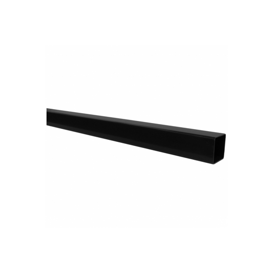 65mm x 2.5m Square Down Pipe - Polypipe (Black) - RS221B