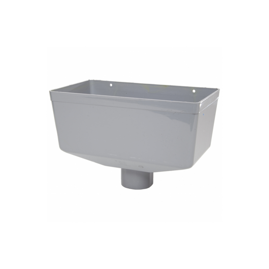 280mm x 157mm x 145mm Hopper Head Medium - Polypipe (Grey) - RR140G