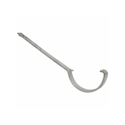 Polypipe Galvanised Half‑Round Top Rafter Bracket (Silver) 112 mm - RR110
