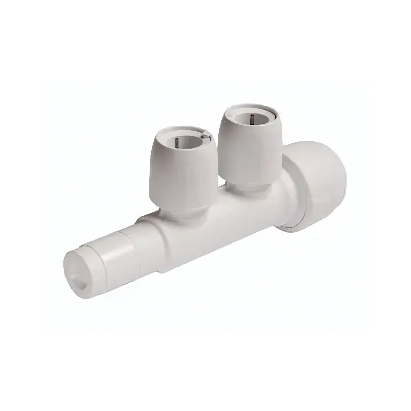 Wavin Hep2O 2 Port Manifold Closed Spigot (White) 22x15mm - HX88/22W
