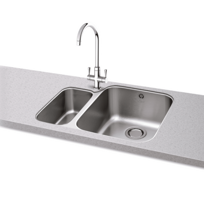 Carron Phoenix Ibis 150 1.5 Bowl Undermount Sink (Stainless Steel) – 122.0284.072