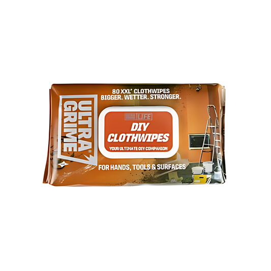 UltraGrime Life DIY Wipes (White) Pack of 80 - 5620