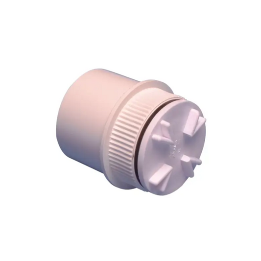 Wavin OsmaWeld Solvent‑Weld Waste Access Plug (White) 50mm – 2Z292W