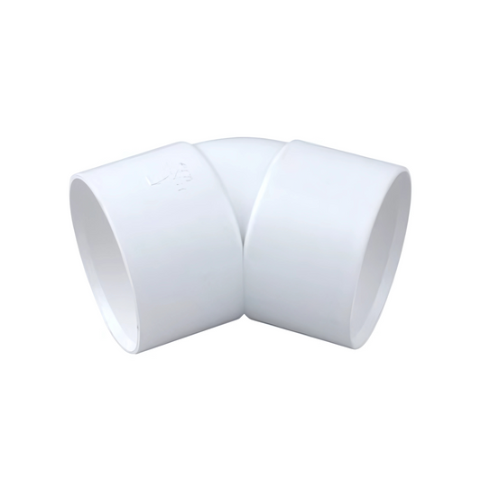 Wavin OsmaWeld Solvent‑Weld Bend (White) 45° 50mm – 2Z163W