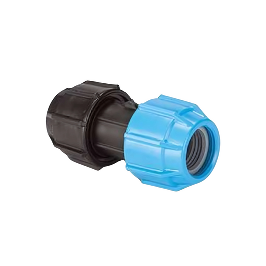 Polypipe PolyFast Metric To Imperial Coupler (Blue) 25mm x 3/4" - 48125