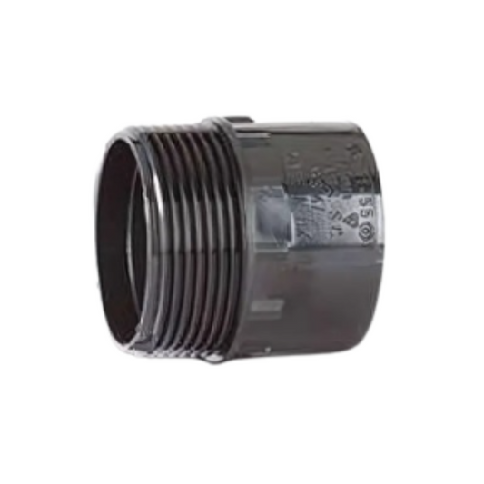 Polypipe Waste System Solvent Weld Male Iron Adaptor (Black) 40 mm – WS47B