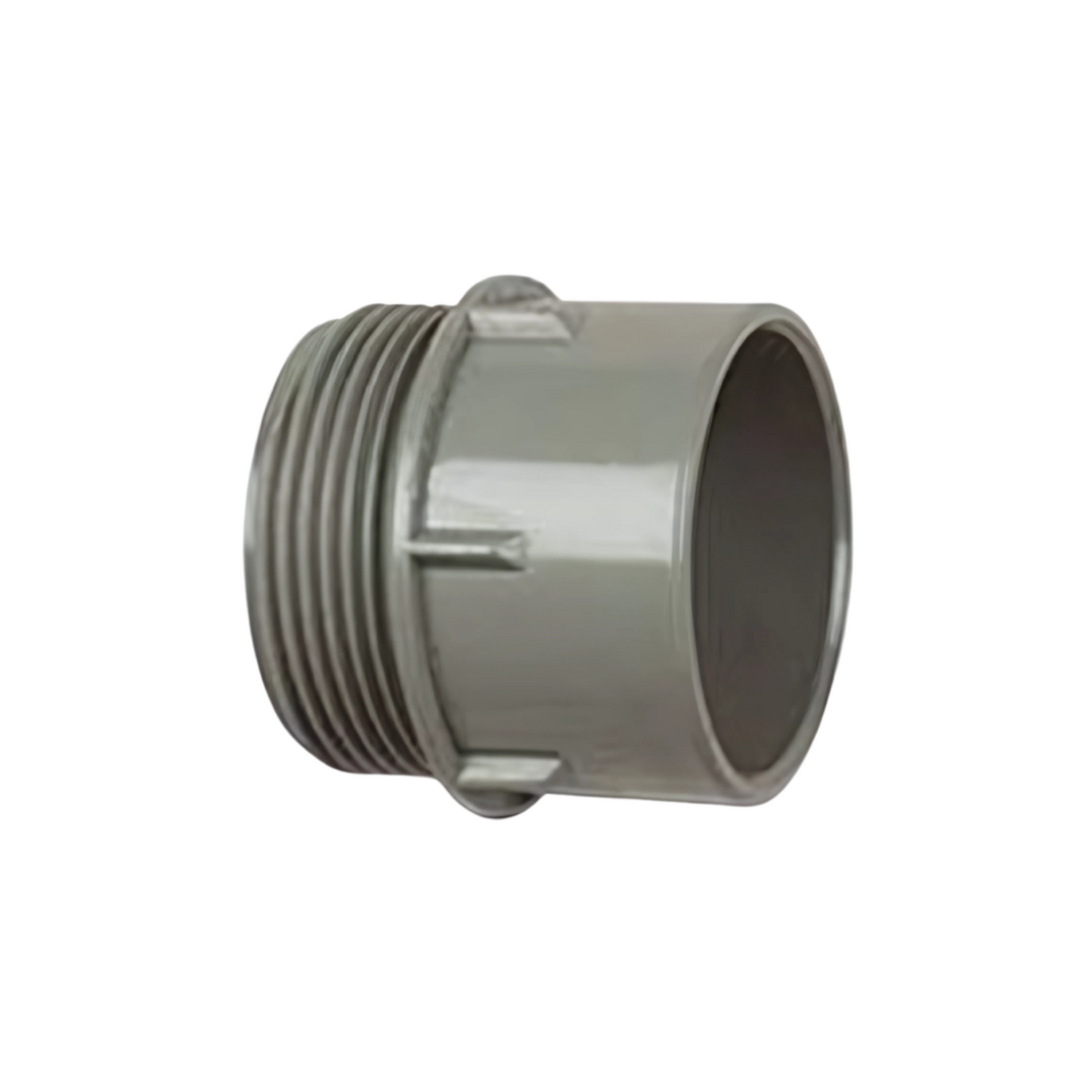 Polypipe Socket x Male Iron BSP Connector (Solvent Grey) 32mm - MU122SG