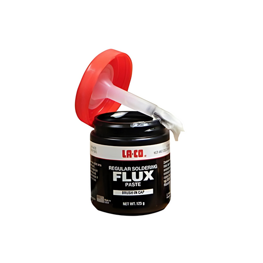 La-Co Flux Paste Brush in Cap (Amber) 125g - LAC-22195
