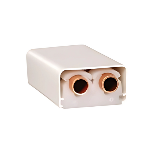 Talon Double Pipe Cover (White) 22mm x 3m - CVD22/3M