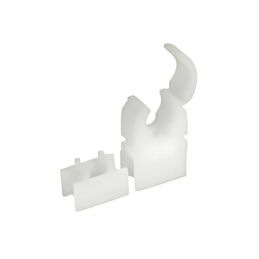 Talon Standard Spacer Hinged Pipe Clips (White) 13mm - TSP1
