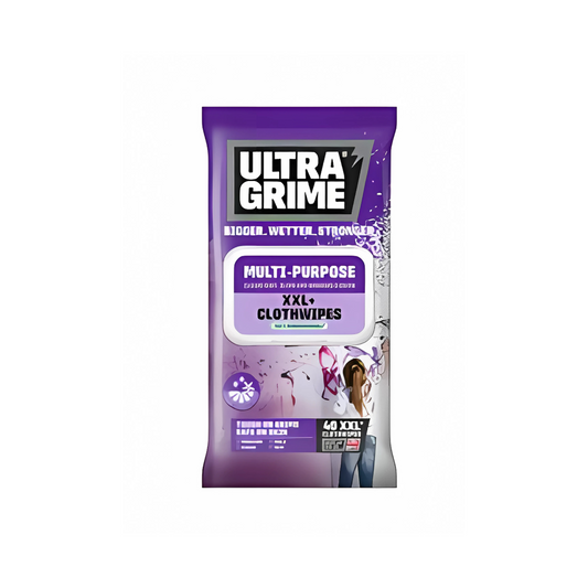 UltraGrime Life Multi-Purpose Pomelo Wipes (White) Pack of 40 - 5410