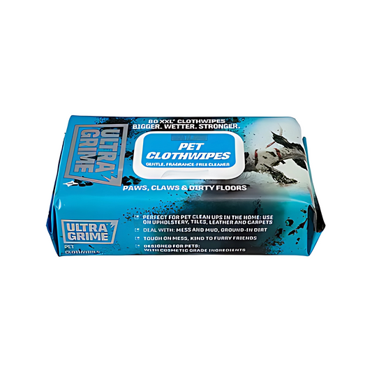 UltraGrime Life Pet Wipes (White) Pack of 80 - 5670