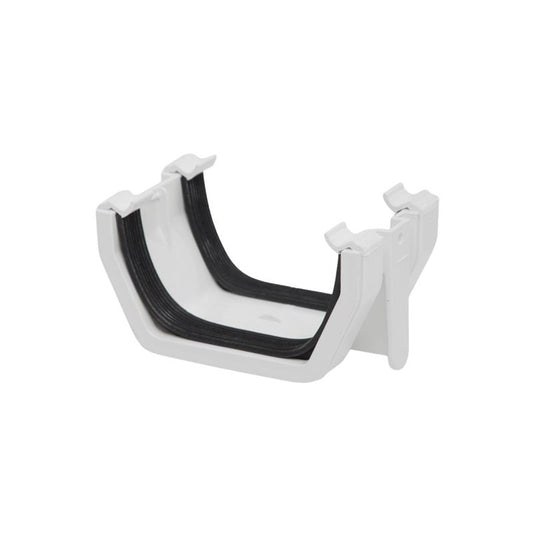 Polypipe Square Union Bracket (White) 112mm - RS202W