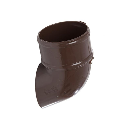 Polypipe Downpipe Shoe (Brown) 68mm - RR128BR