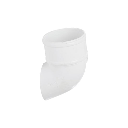 Polypipe Downpipe Shoe (White) 68mm - RR128W