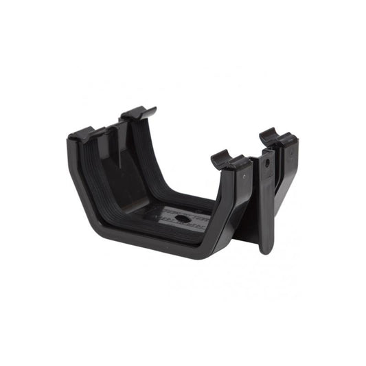 Polypipe Square Union Bracket (Black) 112mm - RS202B
