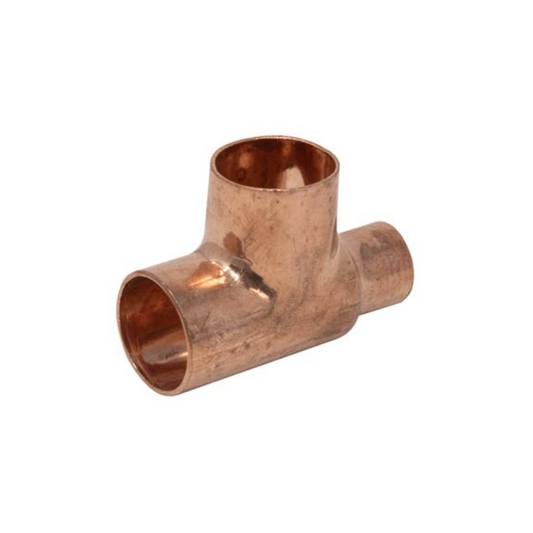 Endfeed Reducing Tee (Copper) 22mm x 15mm x 22B - EFRT-221522