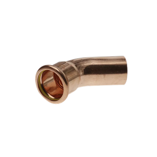 Pressfit Gas 45 Degree Street Elbow (Copper) 15mm - PFGES/45-15