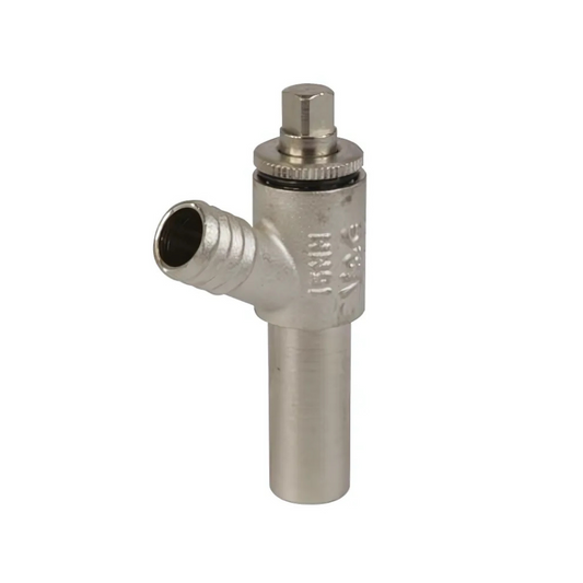 Genbra Extend Drain Off Cock Type A (Chrome) 15mm - BFDOCTAEXCP-15