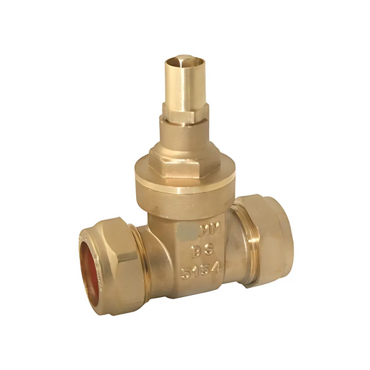 Genbra BS Lockshield Gate Valve (Brass) 15mm - BFGVLS-15