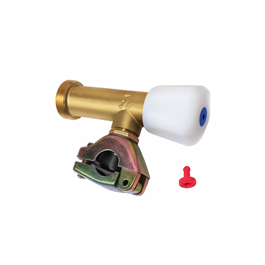 Genbra DZR Self Cut Tap & Double Check Valve (Brass) 15mm - BFSCTDCDZR-15