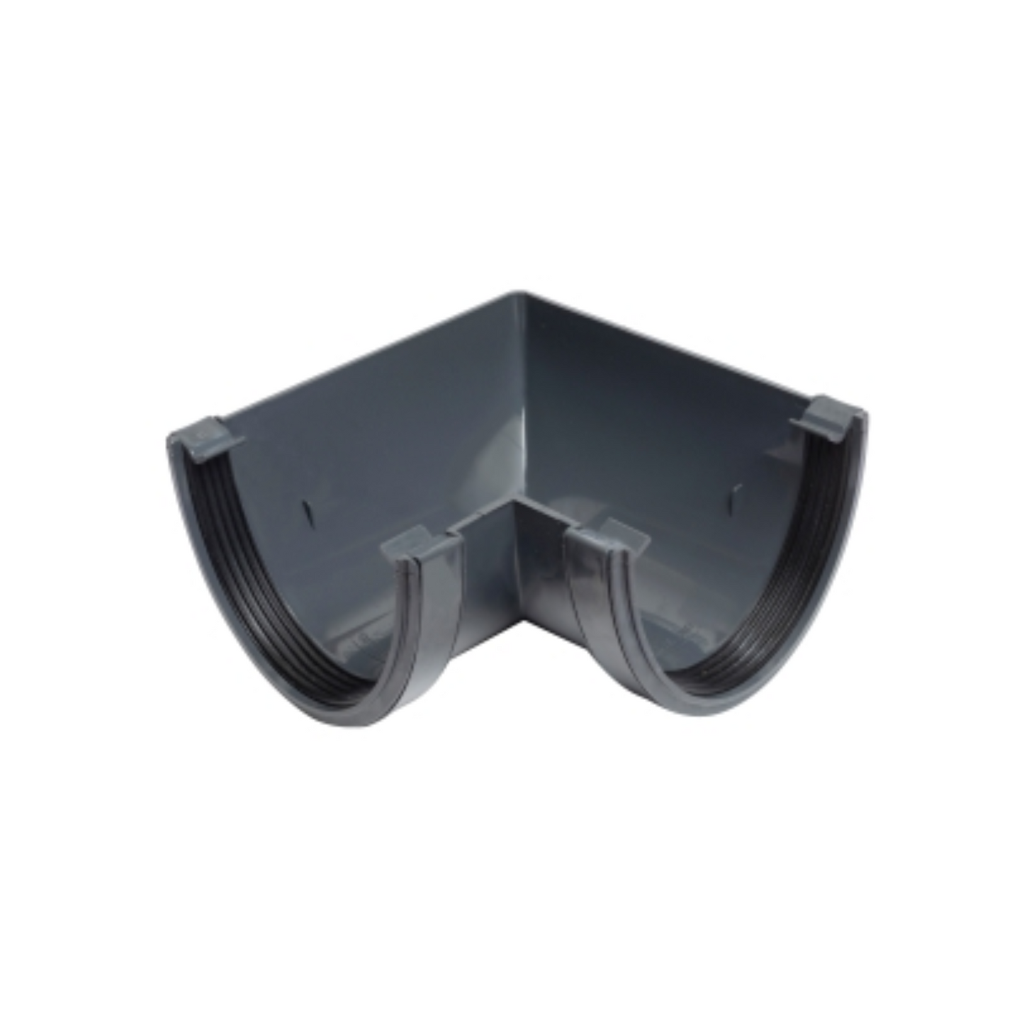 113mm x 90° Osma Deepline Gutter Angle - Wavin (Grey) - 9T903AG
