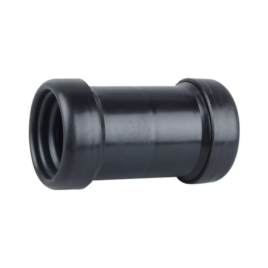 Wavin Osma Push‑Fit Universal Connector (Black) 32mm - 4W102B