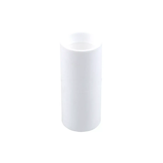 Wavin Osma Push-Fit Overflow Double Socket Coupler (White) 21.5mm - 1C104W