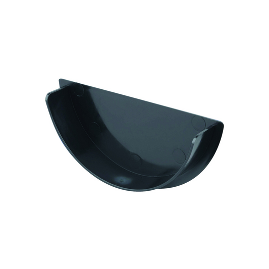 150mm Osma Roofline Gutter Stopend Internal - Wavin (Black) - 6T610B